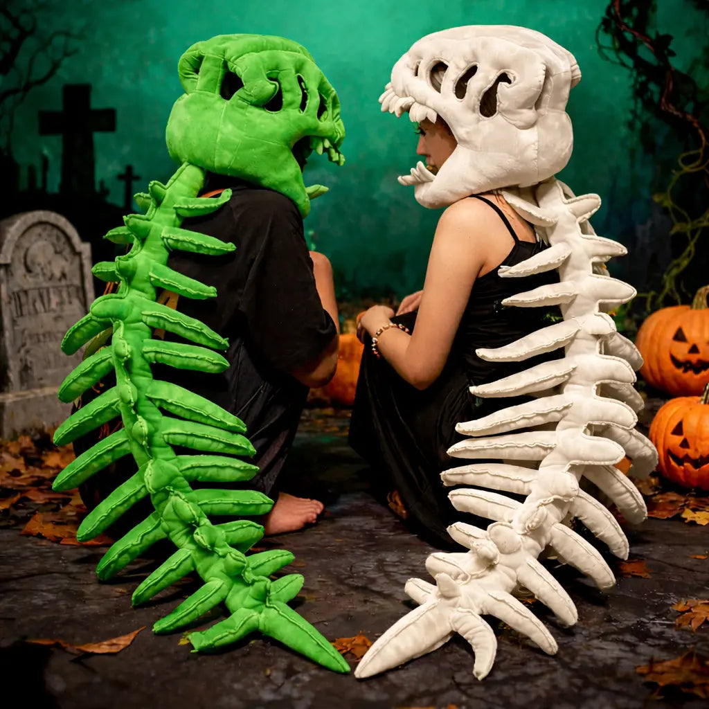 Dinosaur Skeleton Headgear Pillow