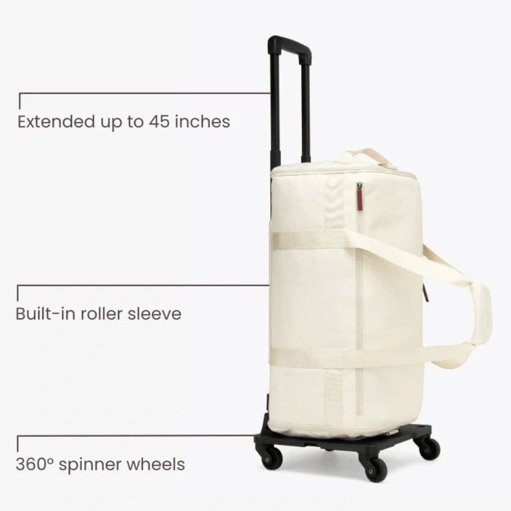 Premium Weekender Travel Duffle Bag - Spacious Carry-On for Gym & Weekend Trips