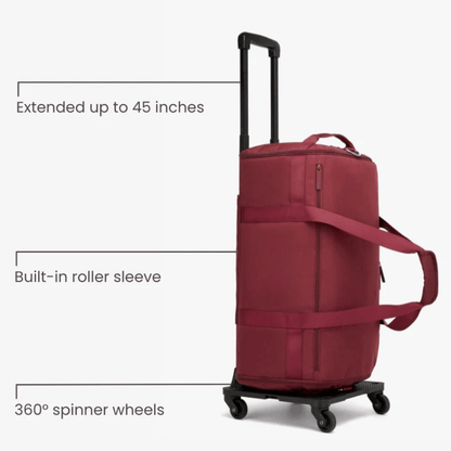 Premium Weekender Travel Duffle Bag - Spacious Carry-On for Gym & Weekend Trips