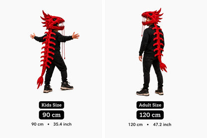 Dinosaur Skeleton Plush – Soft & Spooky Cozy Companion