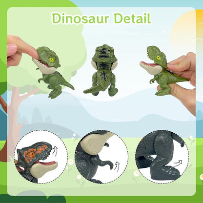 Painless Biting Finger Dinosaur Action Figures