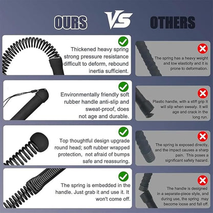 Cordless Battle Ropes, Silent Adjustable Portable Ropeless Battle Rope For Home Gyms