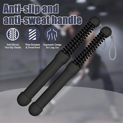 Cordless Battle Ropes, Silent Adjustable Portable Ropeless Battle Rope For Home Gyms