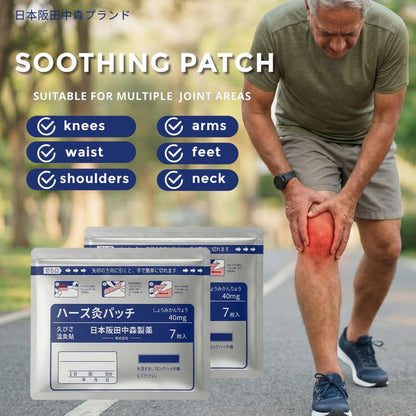 Japanese Herbal Pain Relief Patch – Fast Soothing Comfort for Joints & Muscles