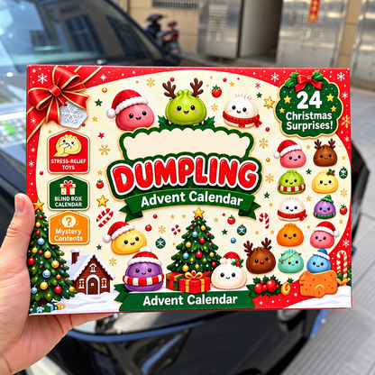 24-Day Christmas Dumpling Advent Calendar – Cute Squishy Surprise Toys