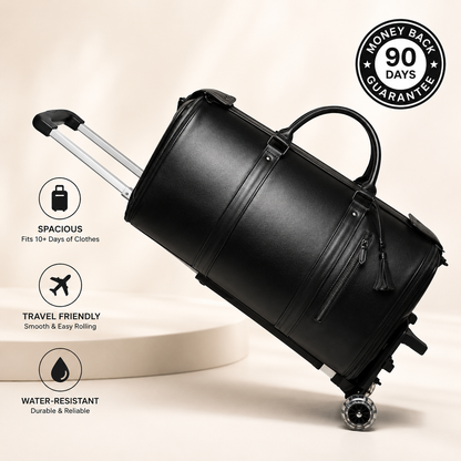 Travel Smarter with Our Spacious Foldable Rolling Travel Bag