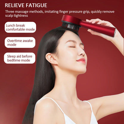 Electric Vibration Massage Comb Red Light Therapy