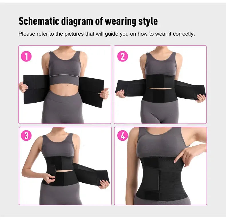 Belt Waist Cincher Ab Belt Tummy Control Body Shaper
