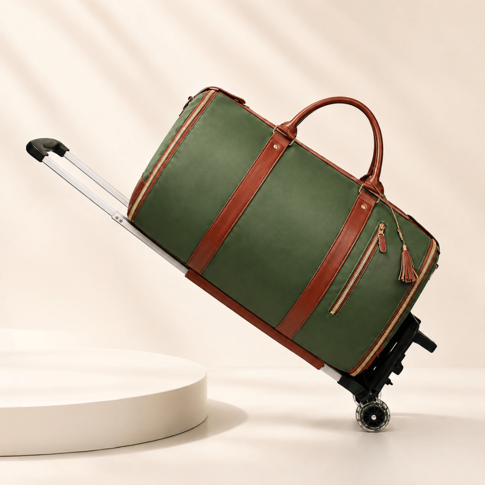 Travel Smarter with Our Spacious Foldable Rolling Travel Bag