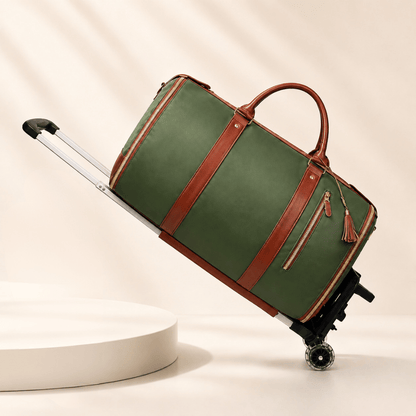 Travel Smarter with Our Spacious Foldable Rolling Travel Bag